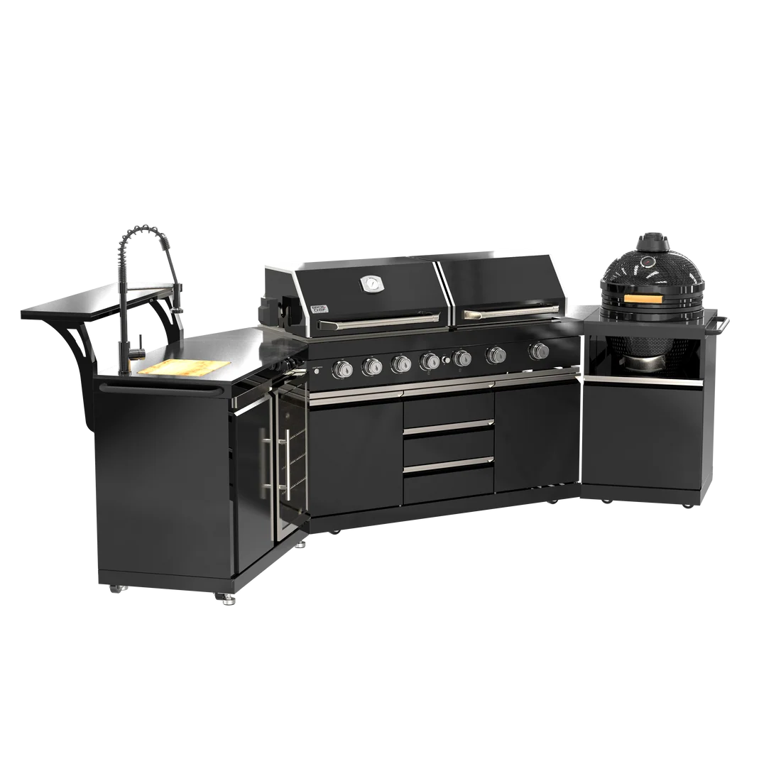 BroilChef black modular kitchen product configuration